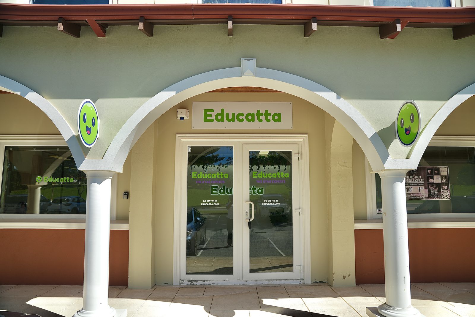 Entrance to the Educatta Bentley centre at 6/16 Brodie-Hall Drive