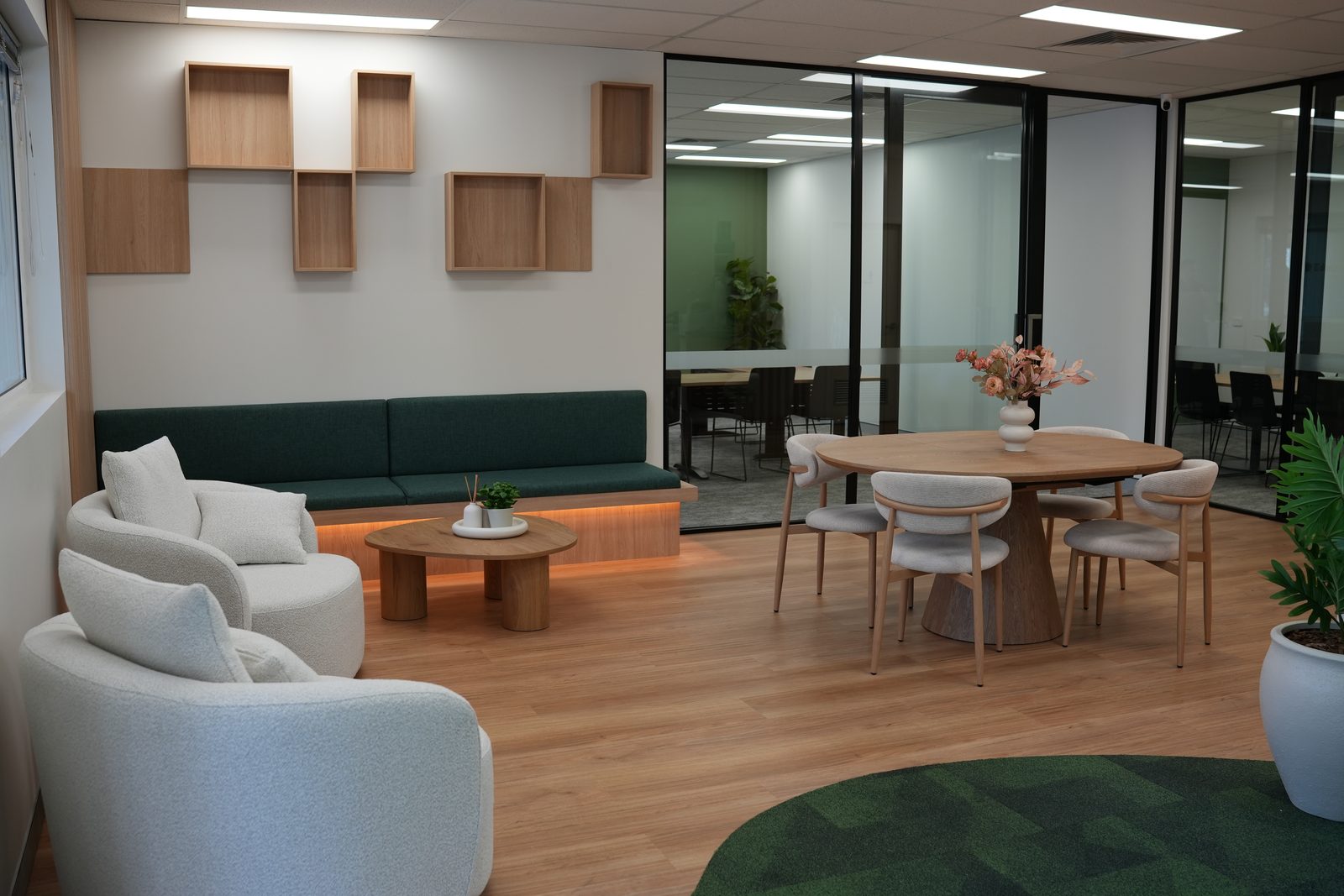 Lounge and waiting area at the Educatta Bentley centre